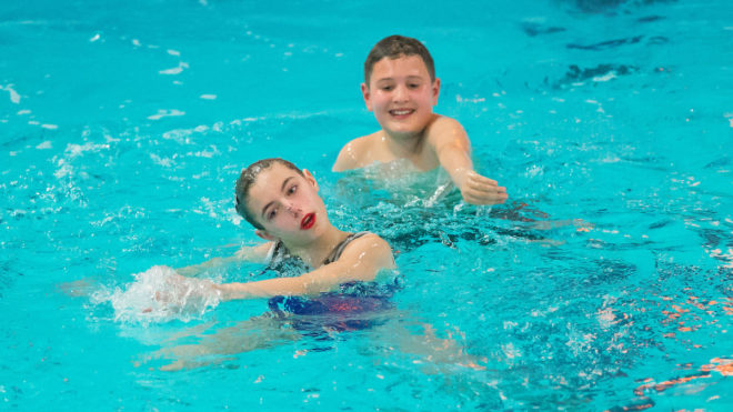 Can boys take part in artistic swimming?