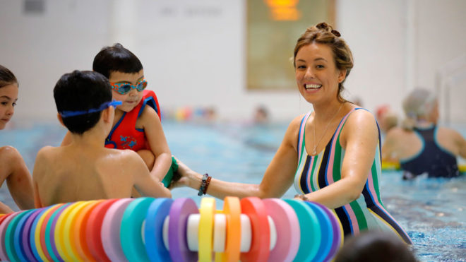 Swimming sector helps parents rediscover family fun in the pool