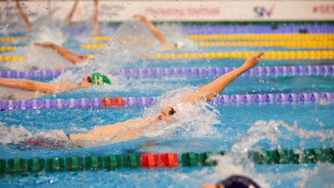 Backstroke golds for Stockport's Rowson and Butler