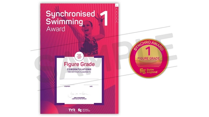 Swim England artistic swimming grade awards